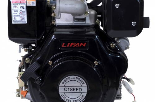 Двигатель Lifan Diesel 186FD, вал ?25,4мм, катушка 6 Ампер