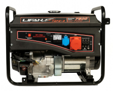 Бак топливный генератора Loncin LC6500D (25л) в сборе черный