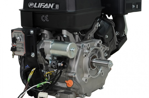 Двигатель Lifan KP500E, вал ?25мм, катушка 18 Ампер (элемент возд. фильтра тип 